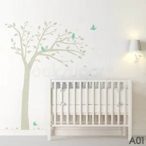 BIRD TREE WALL DECAL