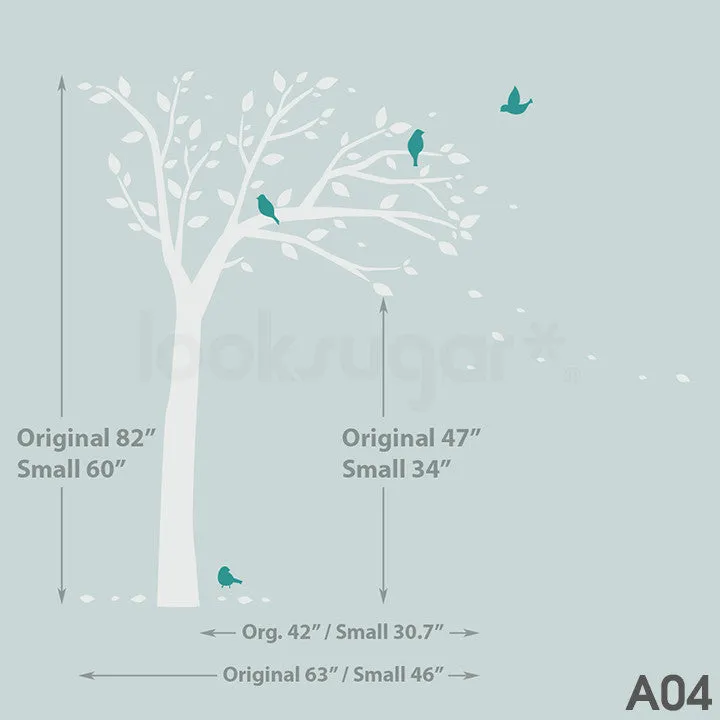 BIRD TREE WALL DECAL