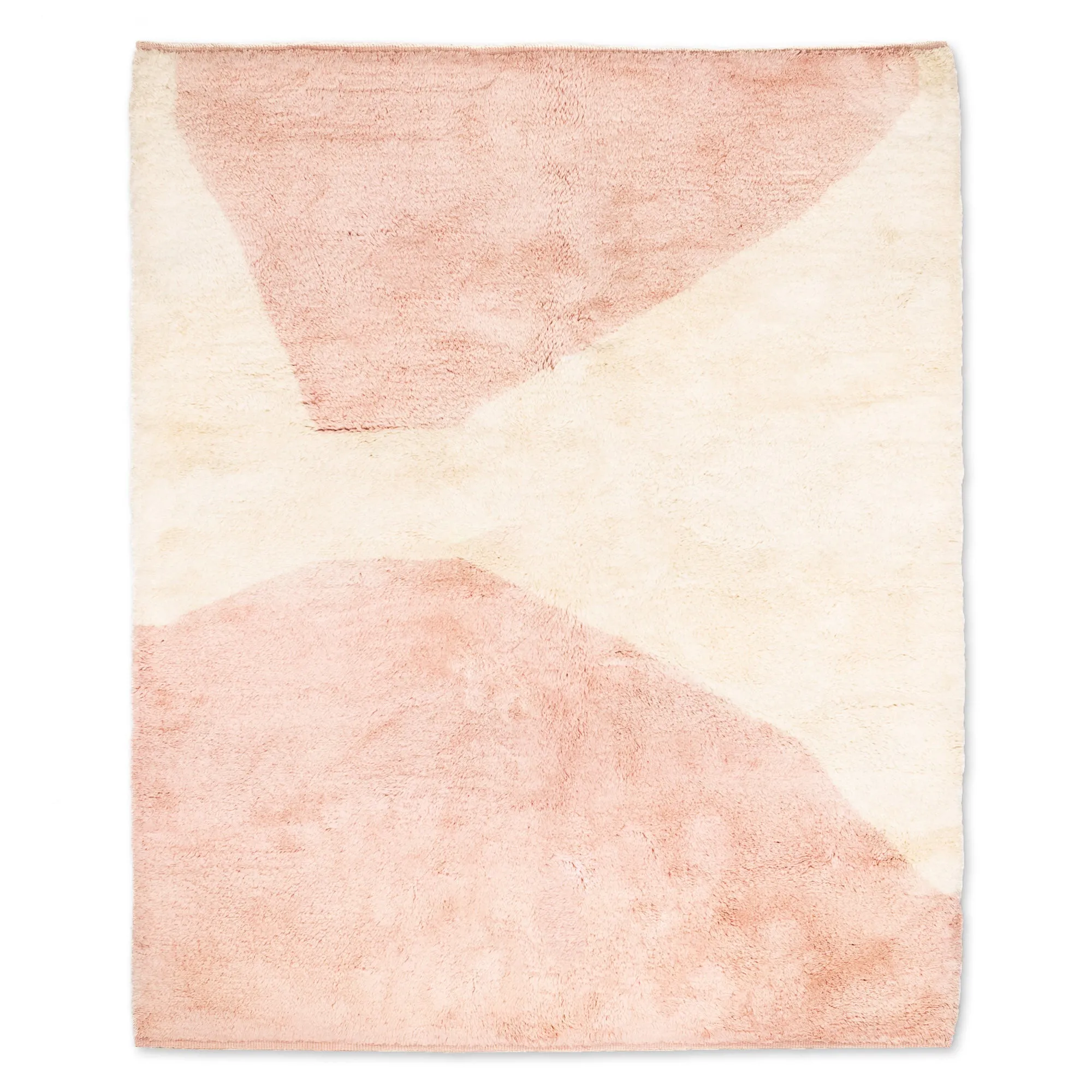 Blushing Petals - Luxury Shag Moroccan Rug
