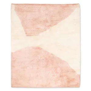 Blushing Petals - Luxury Shag Moroccan Rug