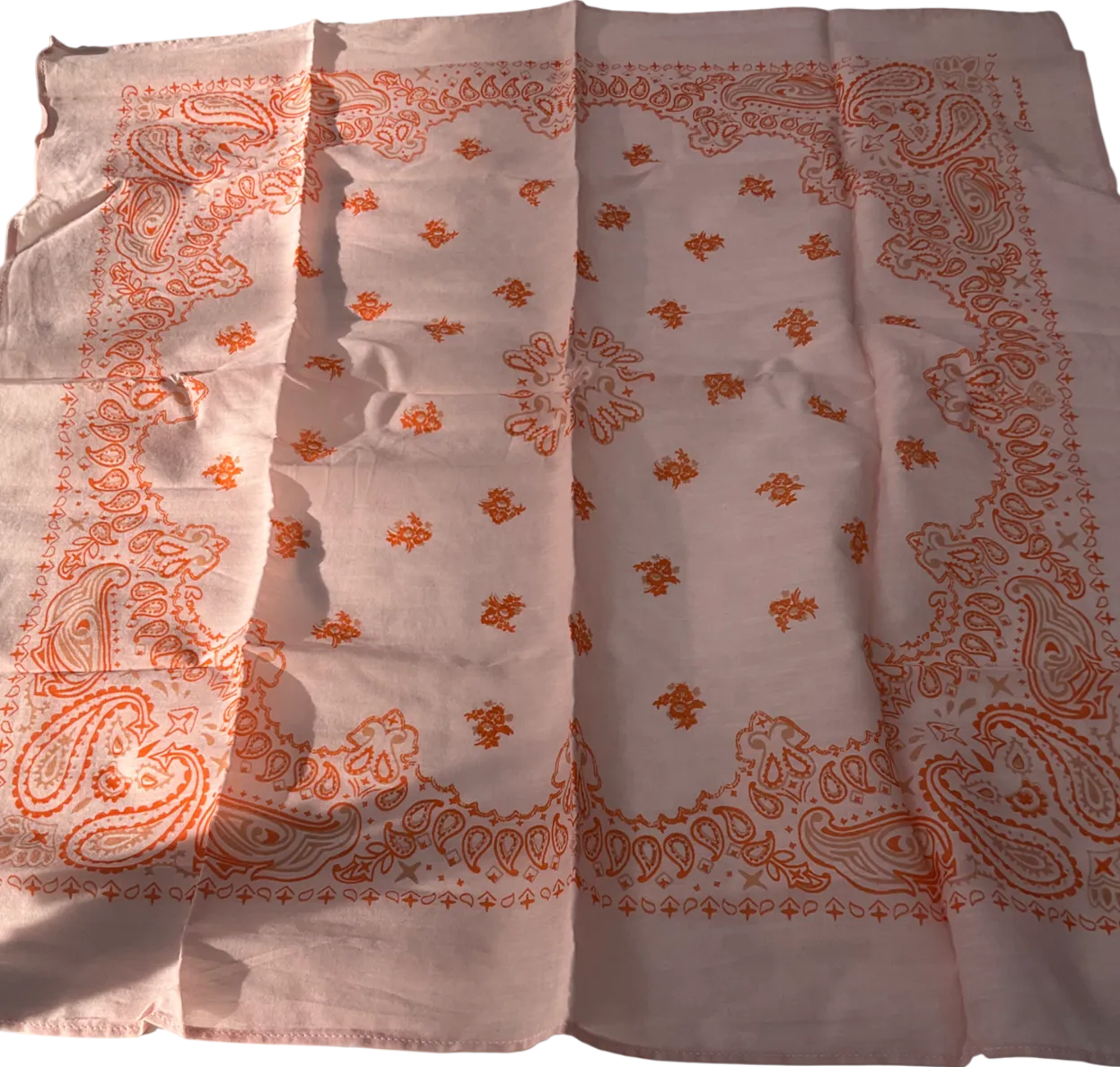 Bonpoint Pink Cotton Scarf Acte Printed