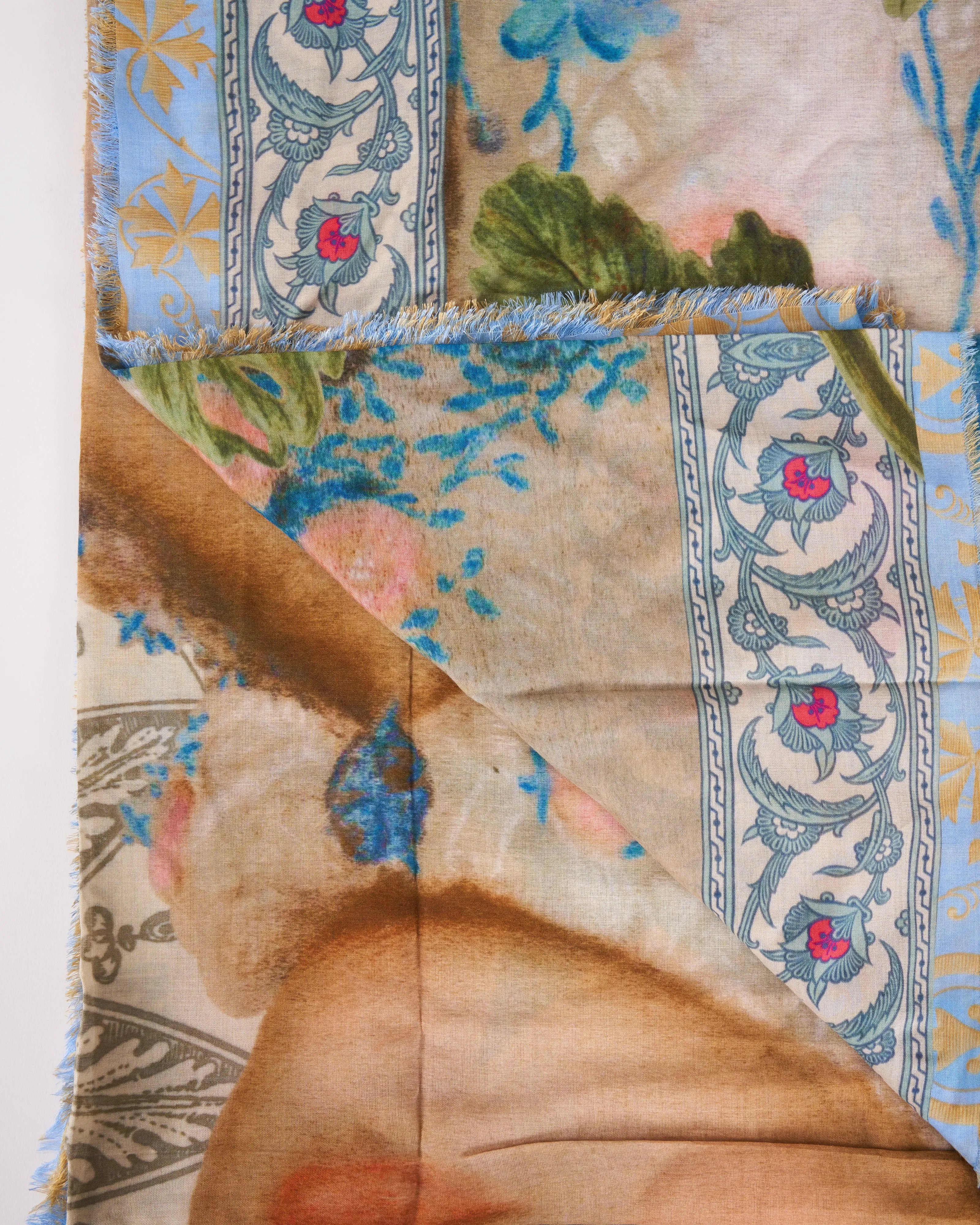 born patterned scarf - multi