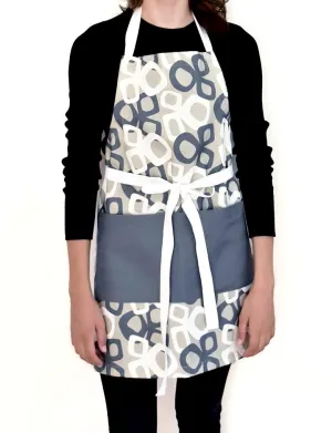 Bow Linen Cotton Apron – Ink