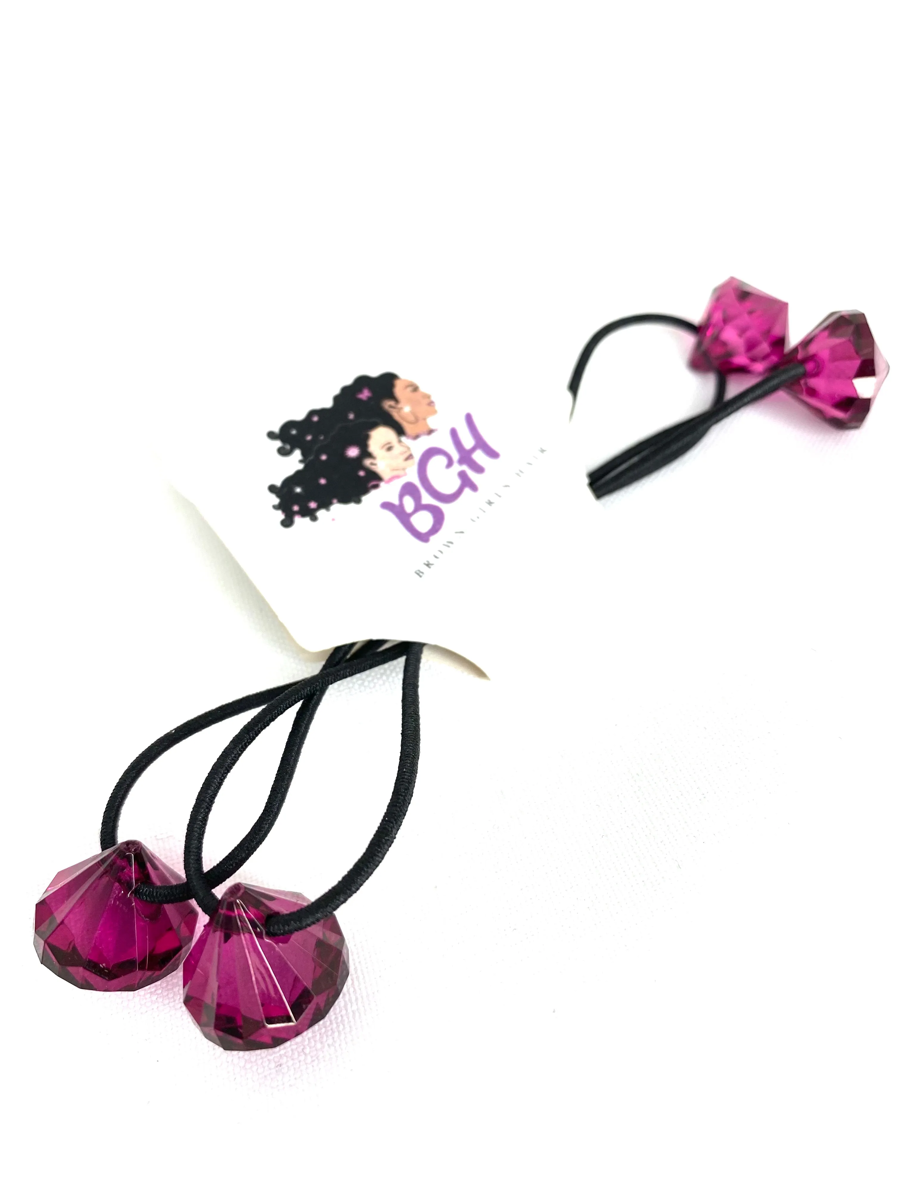 Brown Girls Hair® Small GEM Ponytail Holder | Hair Elastics Ties