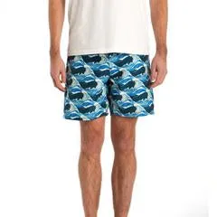 Burgh Eco Boardshorts - Blue Waves