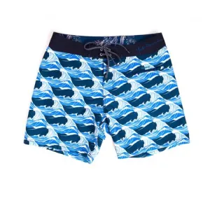 Burgh Eco Boardshorts - Blue Waves