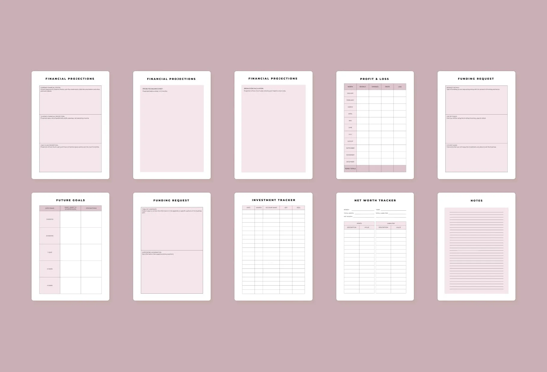 Business Plan Canva Template