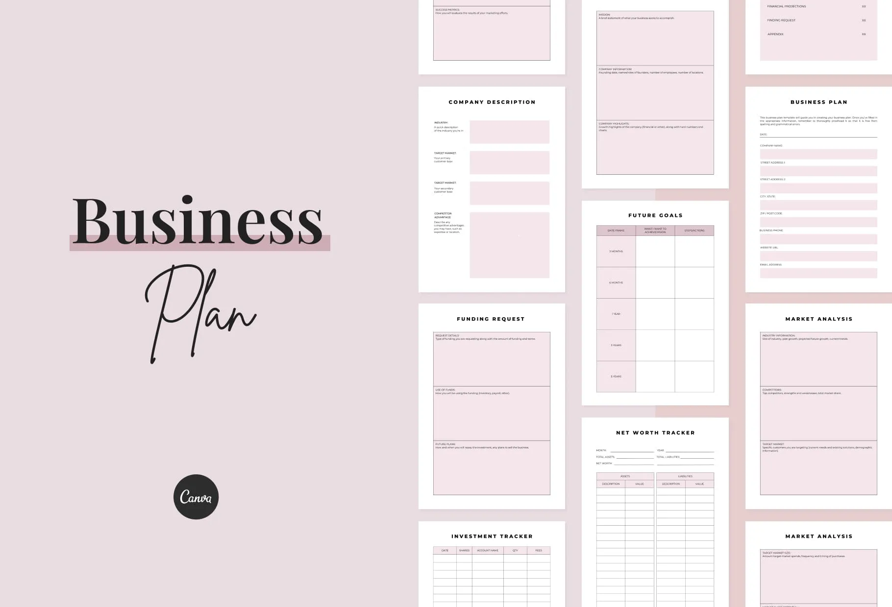 Business Plan Canva Template