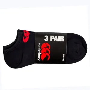 Canterbury Trainer Sock Liner 3 Pack