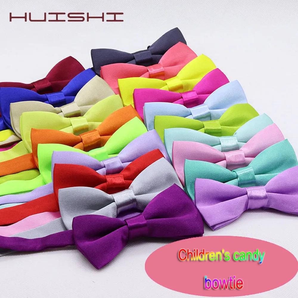 Classic Kid- Children  Bowtie Fashion Solid Color