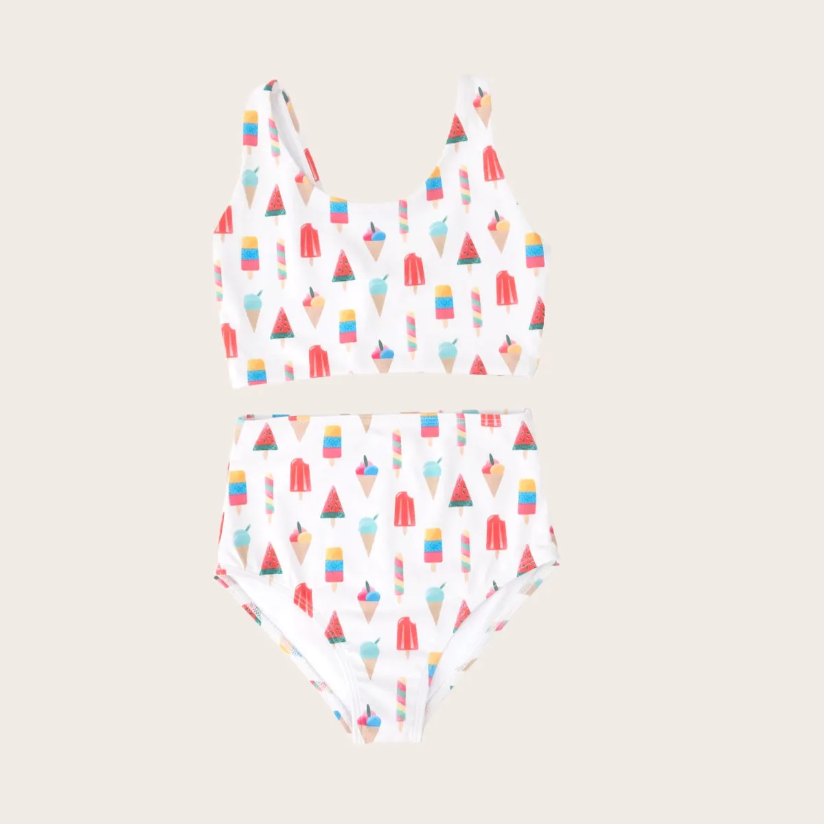 Coney Is Popsicle Two Piece Tank Swimsuit