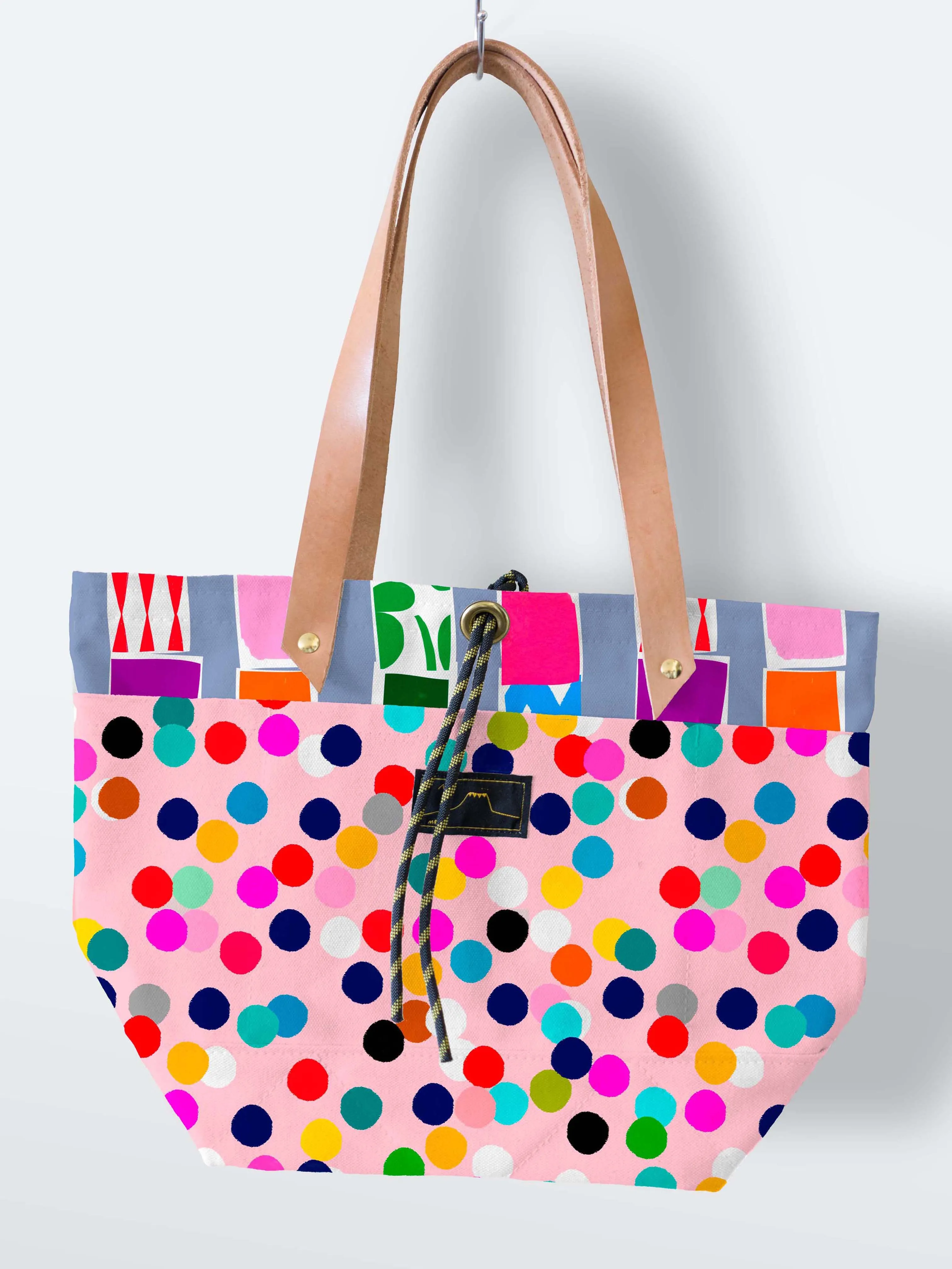 Confetti (peach) organic linen cotton (CUT PIECE 70CM $5)