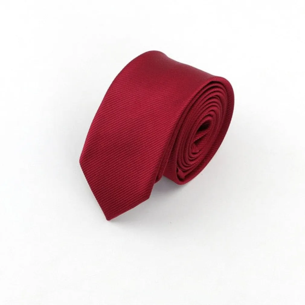 ContiNent 33 Men Solid Classic Ties Formal Striped Business 6cm Slim Necktie for Wedding Tie Skinny Groom Cravat
