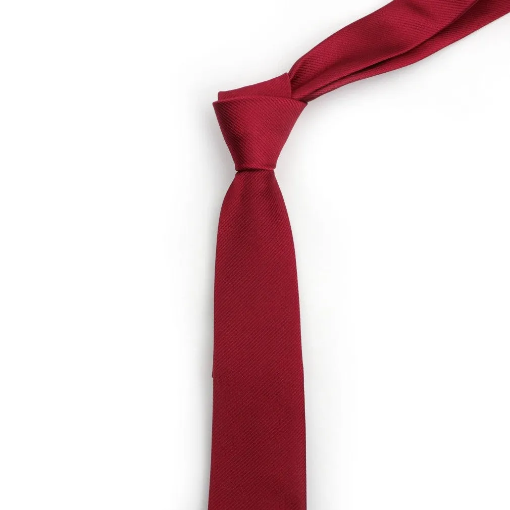 ContiNent 33 Men Solid Classic Ties Formal Striped Business 6cm Slim Necktie for Wedding Tie Skinny Groom Cravat