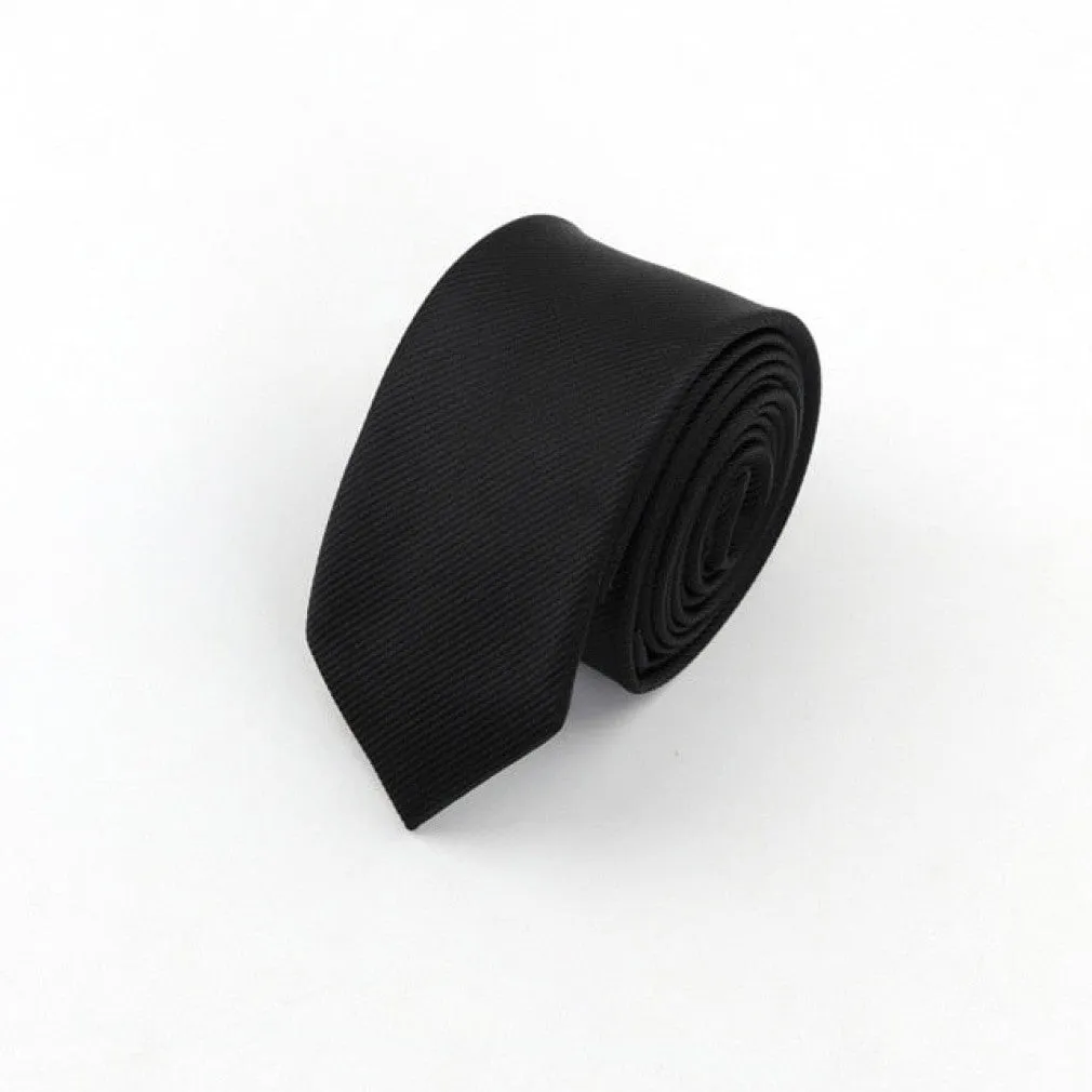 ContiNent 33 Men Solid Classic Ties Formal Striped Business 6cm Slim Necktie for Wedding Tie Skinny Groom Cravat