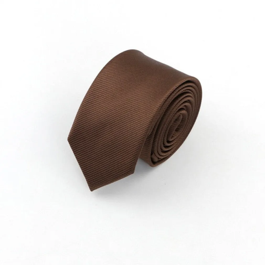 ContiNent 33 Men Solid Classic Ties Formal Striped Business 6cm Slim Necktie for Wedding Tie Skinny Groom Cravat