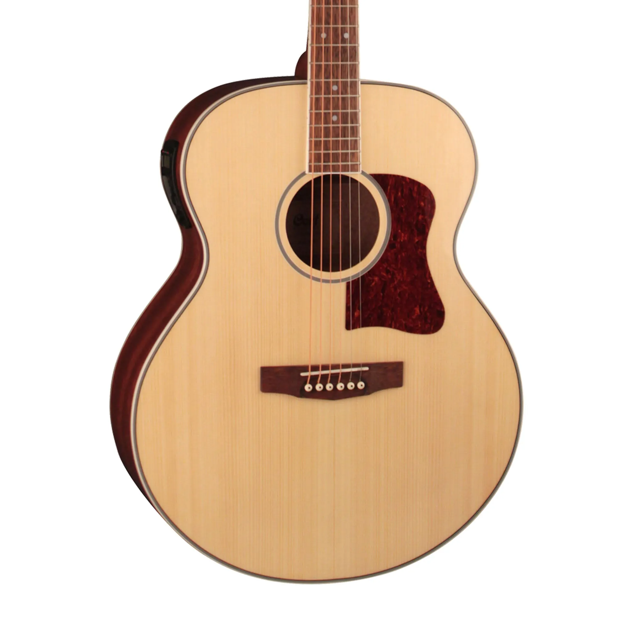 Cort CJ-MEDX-NAT-W Acoustic Guitar w/Bag, Natural Glossy