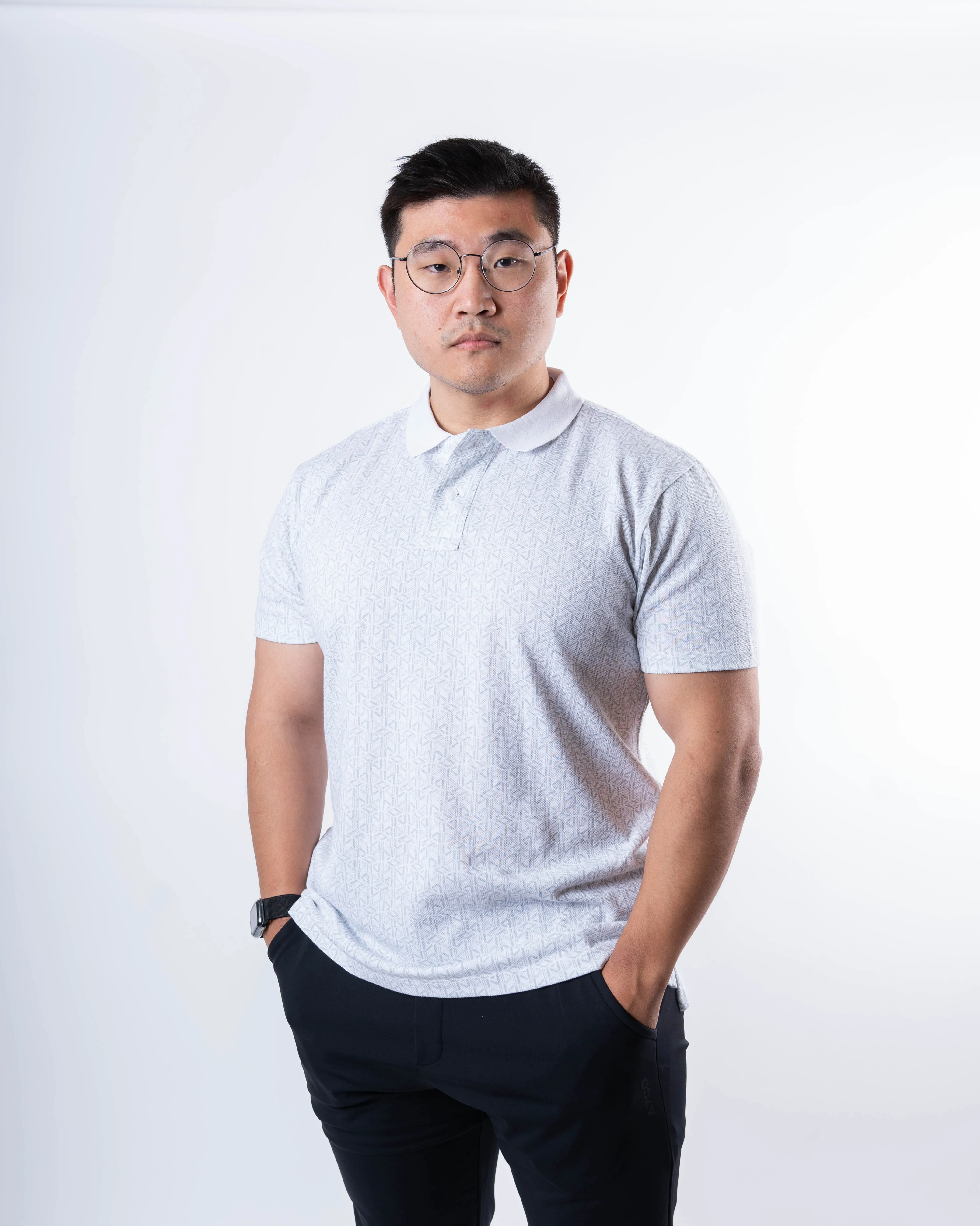 Cotton Polo - Stelacrosha (Gray)