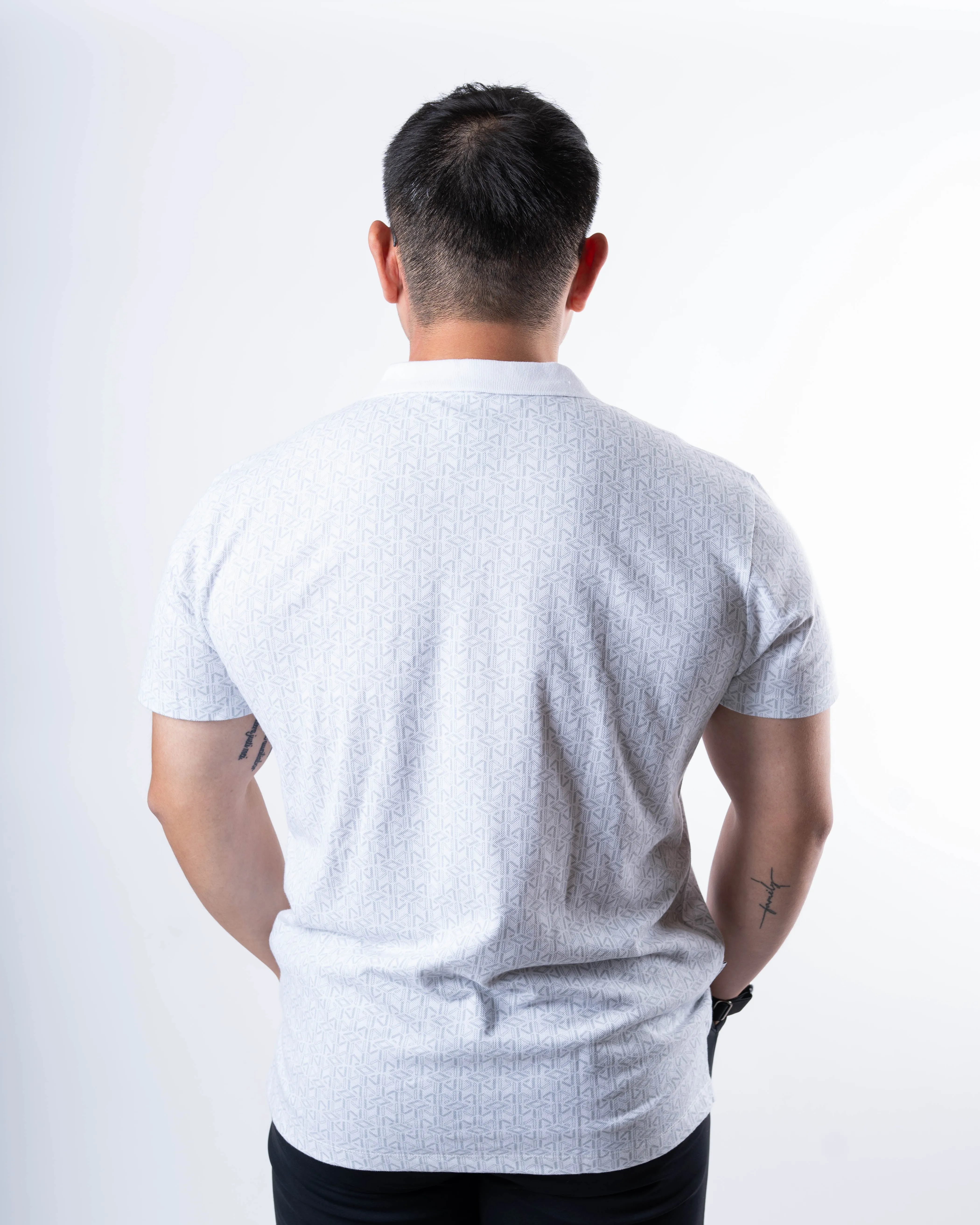 Cotton Polo - Stelacrosha (Gray)