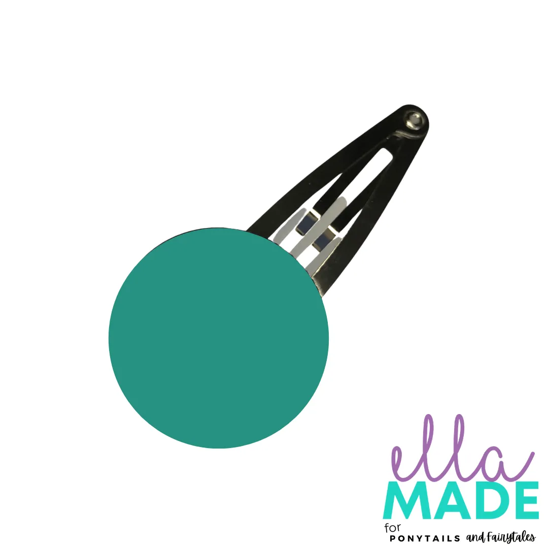 Covered Buttons: Solid Colours - Jade