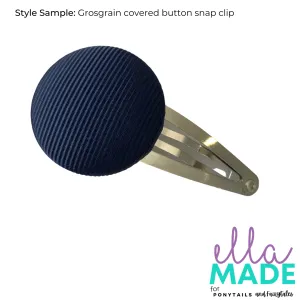 Covered Buttons: Solid Colours - Ruby