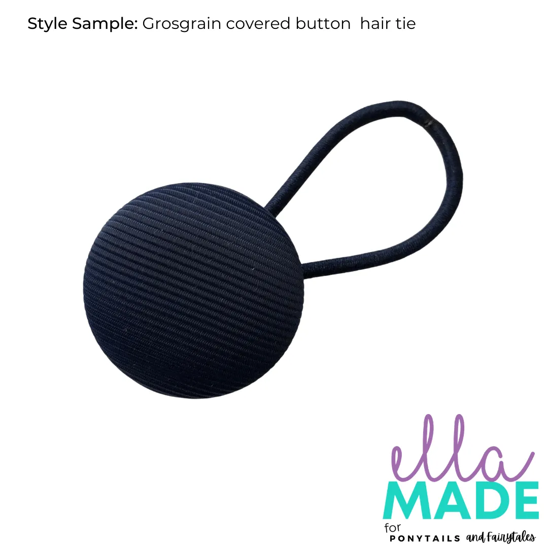 Covered Buttons: Solid Colours - Ruby