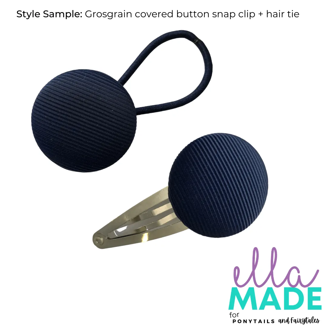 Covered Buttons: Solid Colours - Terracotta