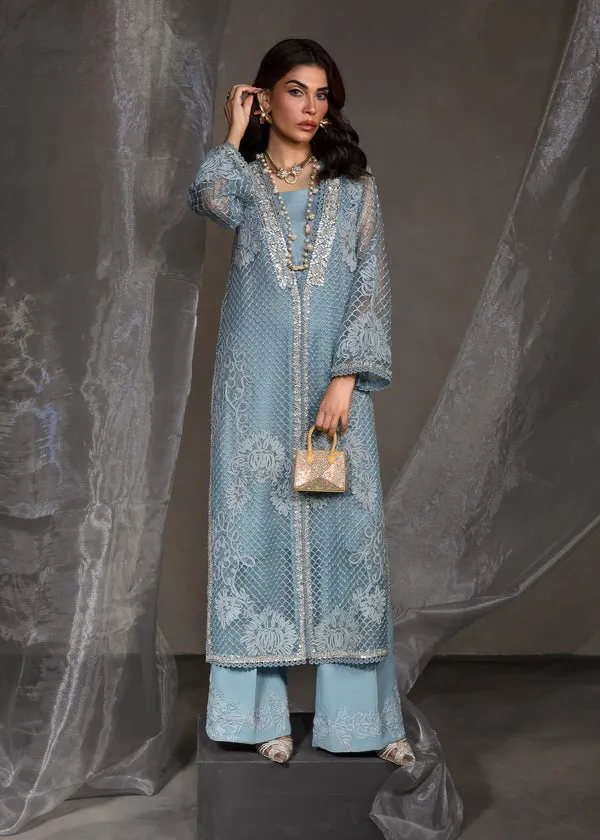 CRIMSON X SAIRA SHAKIRA ZARAE LUXURY PRET '24 | CYAN