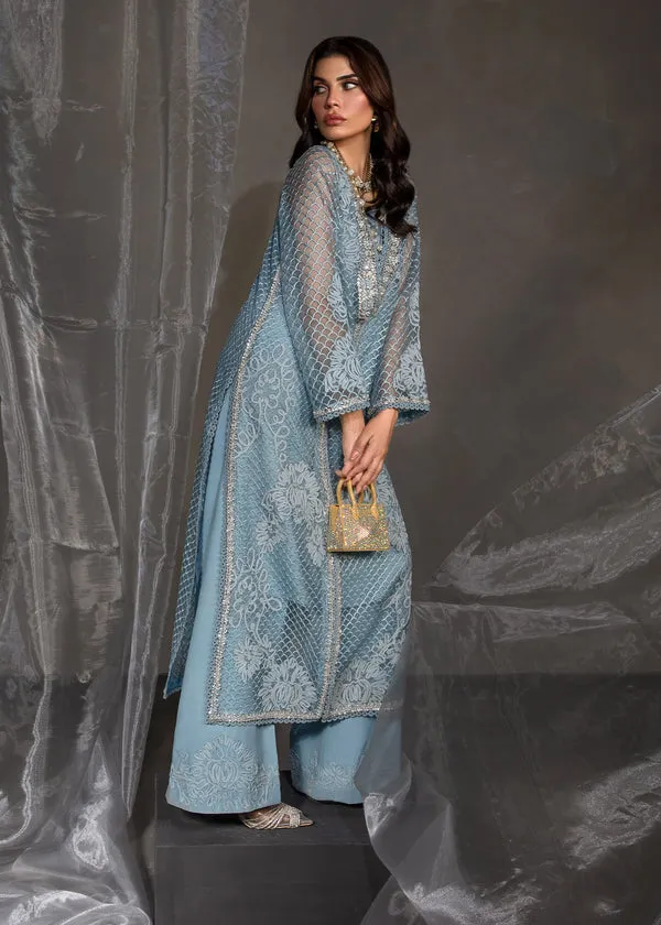 CRIMSON X SAIRA SHAKIRA ZARAE LUXURY PRET '24 | CYAN