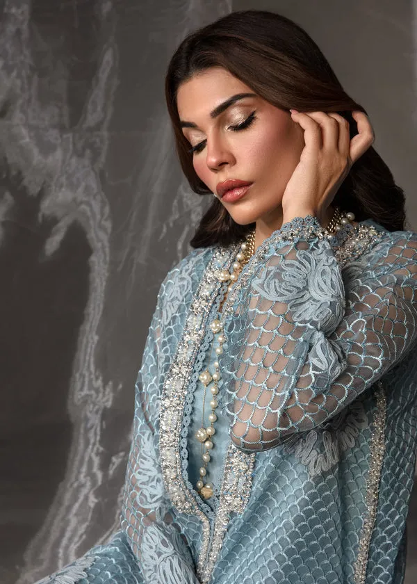 CRIMSON X SAIRA SHAKIRA ZARAE LUXURY PRET '24 | CYAN