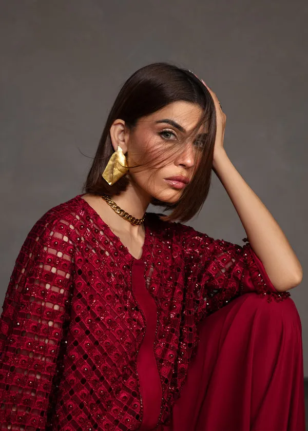 CRIMSON X SAIRA SHAKIRA ZARAE LUXURY PRET '24 | ROSA