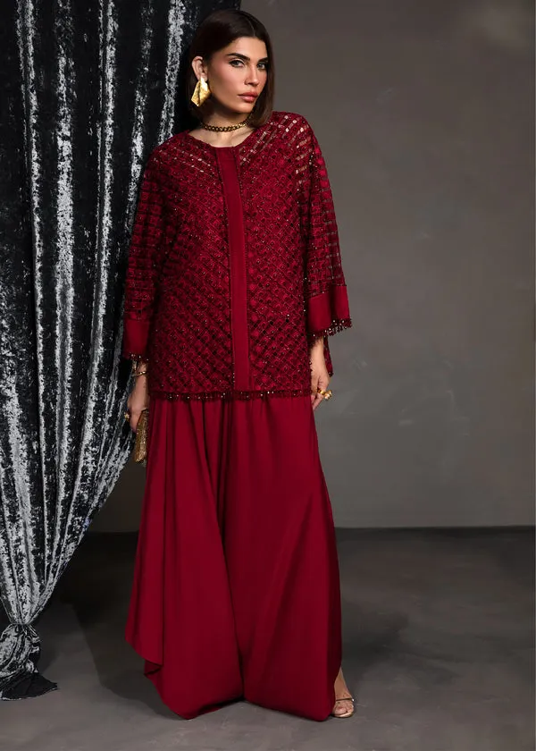 CRIMSON X SAIRA SHAKIRA ZARAE LUXURY PRET '24 | ROSA