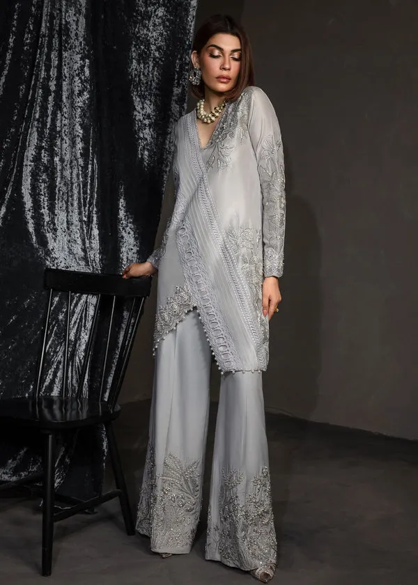 CRIMSON X SAIRA SHAKIRA ZARAE LUXURY PRET '24 | Saffron