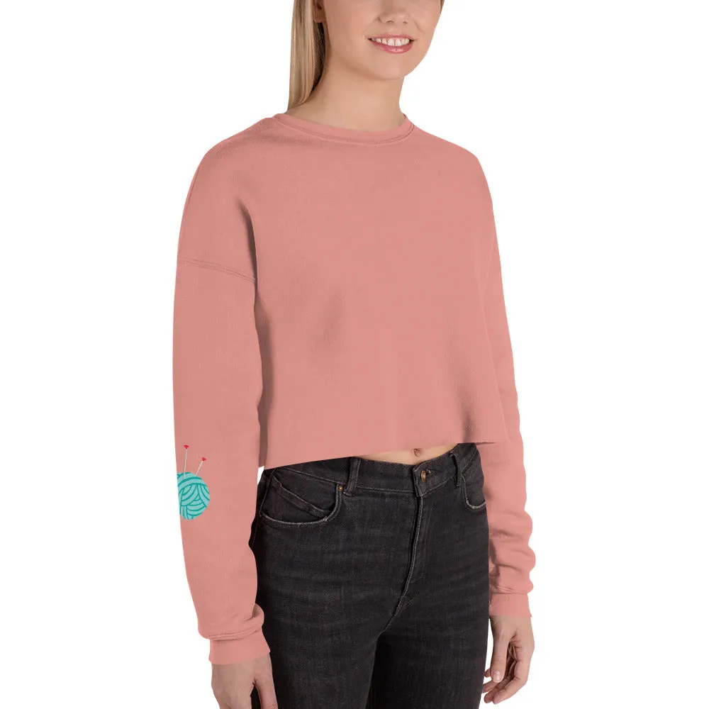 Crop Fleece Sweatshirt