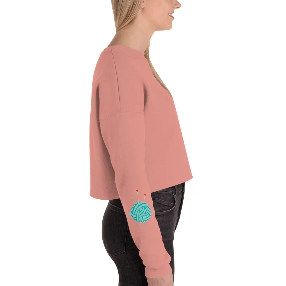 Crop Fleece Sweatshirt