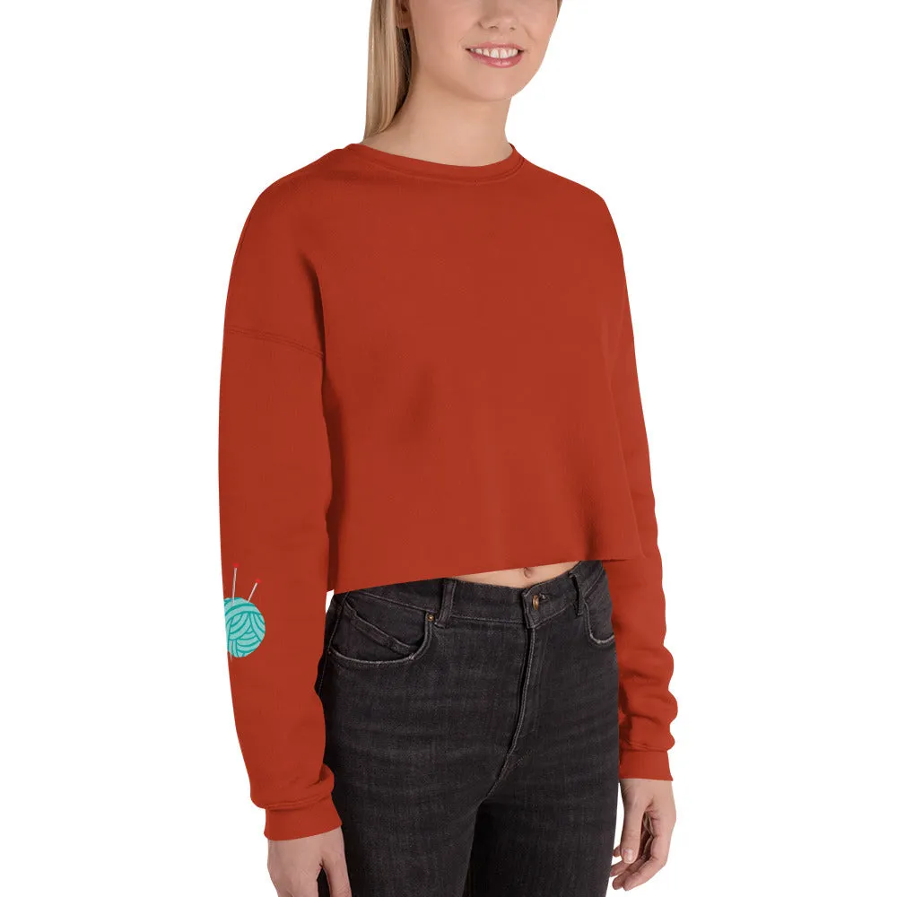 Crop Fleece Sweatshirt