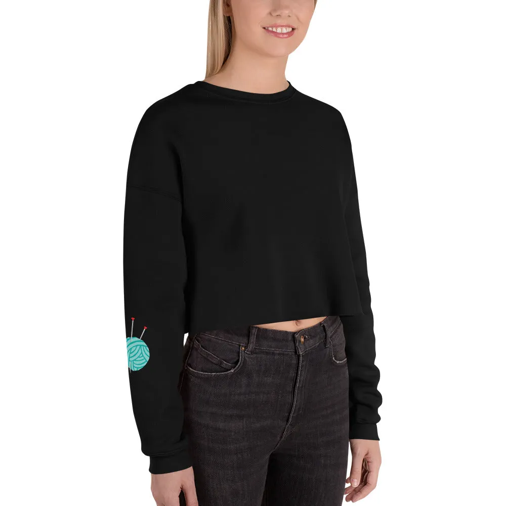 Crop Fleece Sweatshirt