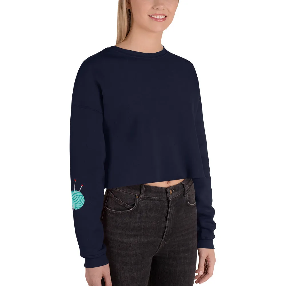 Crop Fleece Sweatshirt