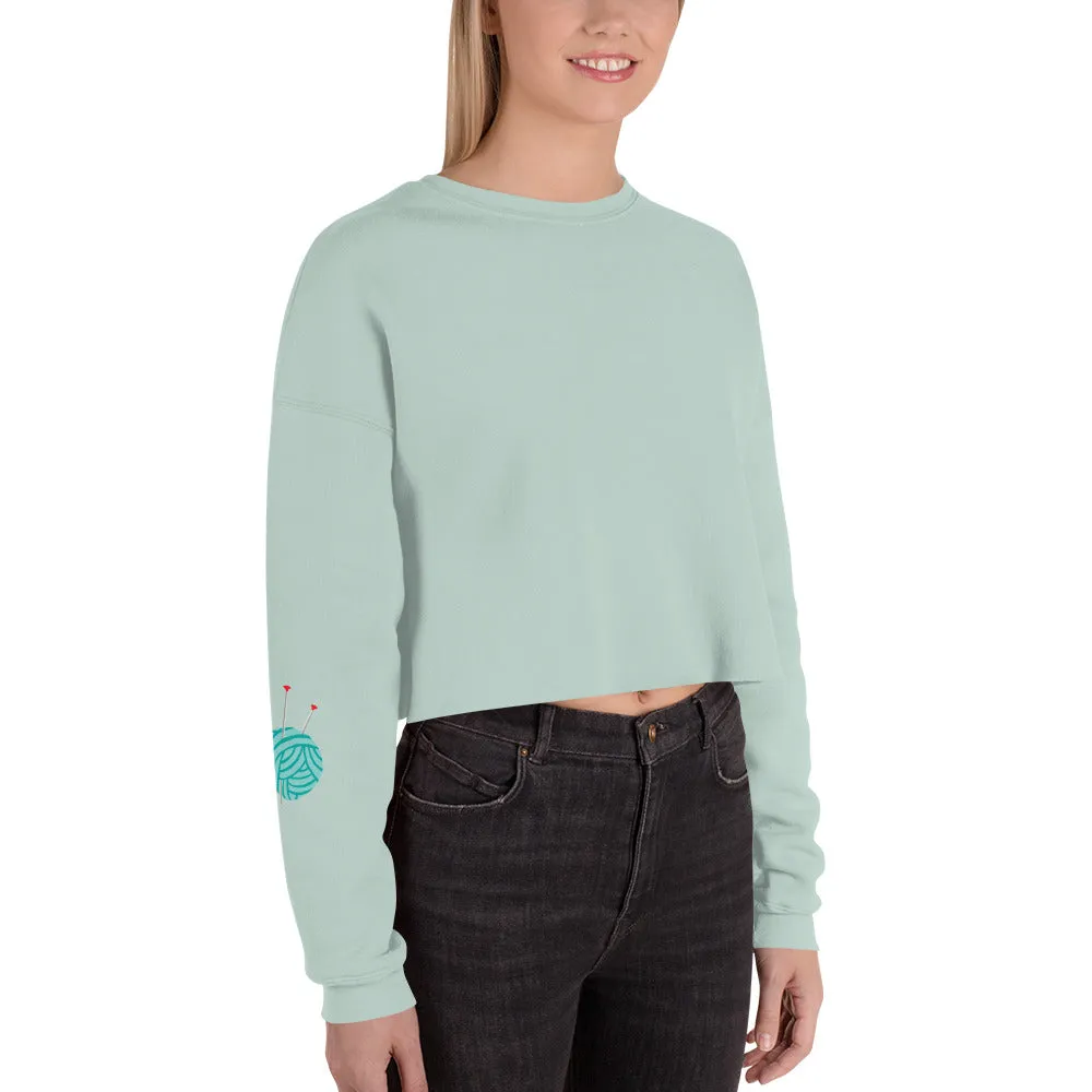 Crop Fleece Sweatshirt