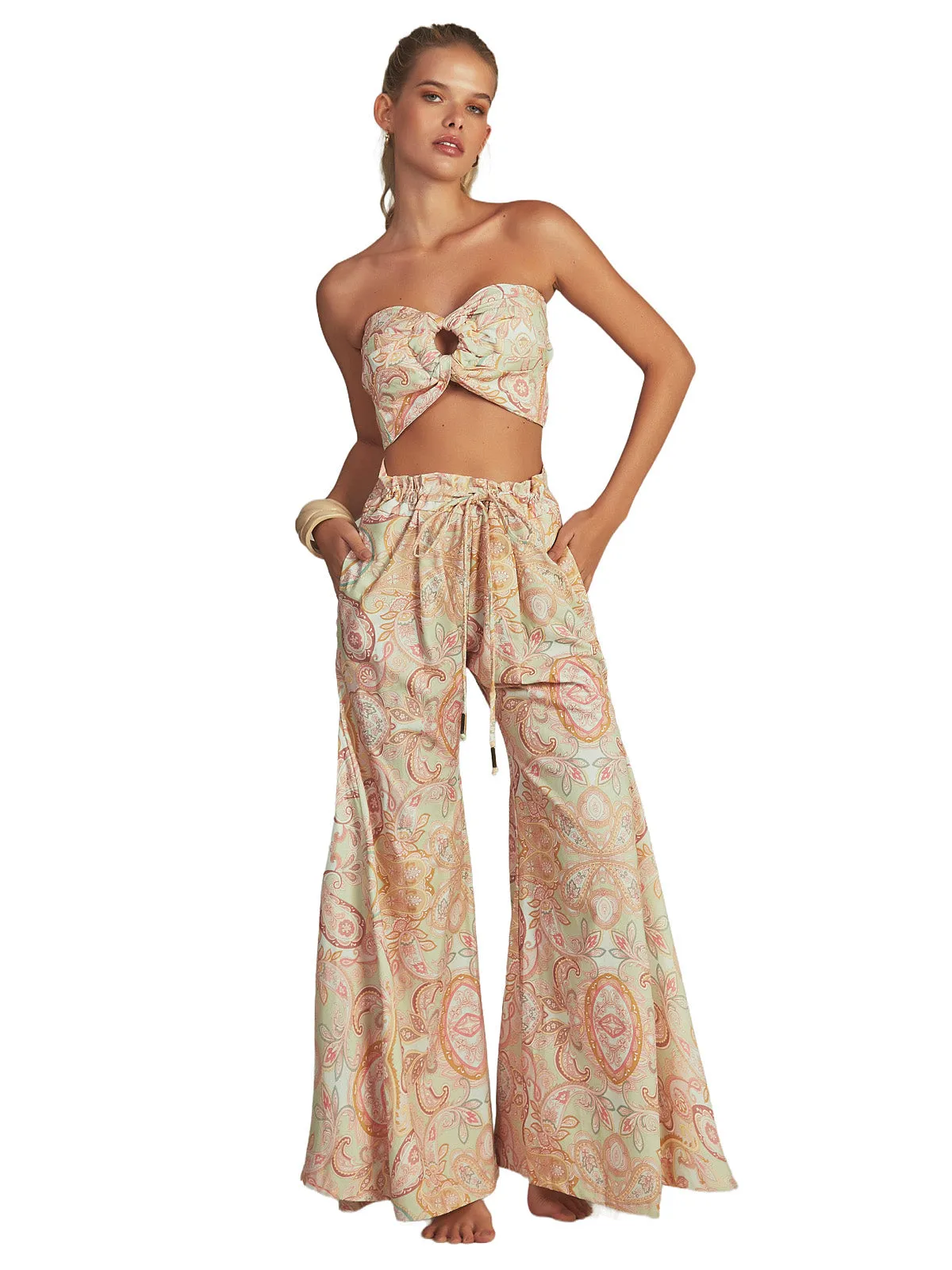 Cropped Bustier-Lydia Pant ::RET