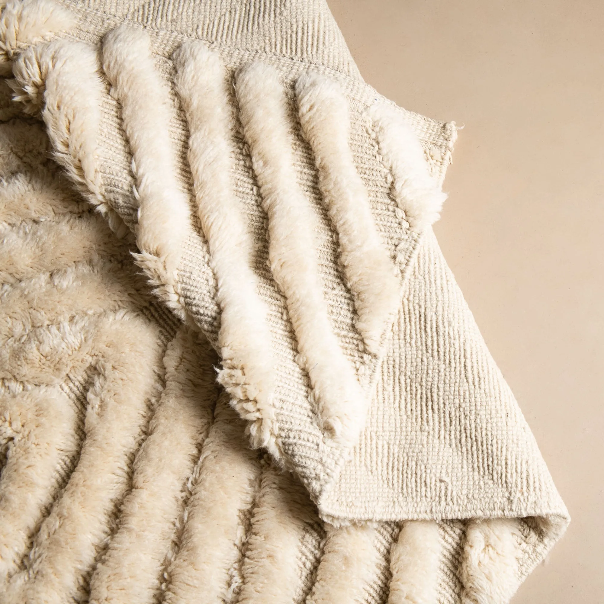 Crystal Infection - Luxury Shag Moroccan Rug