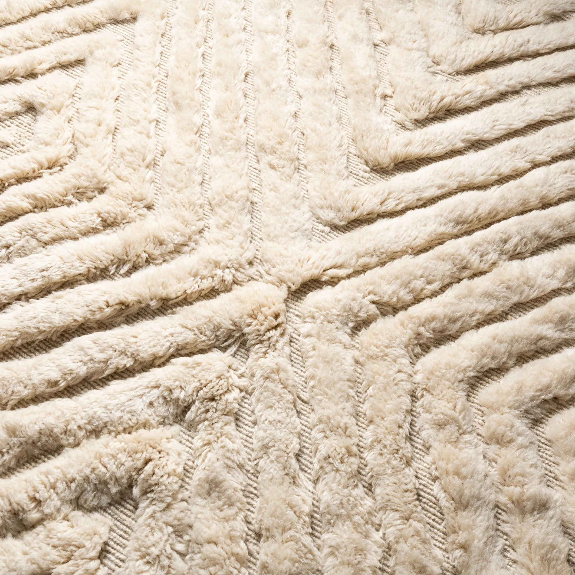 Crystal Infection - Luxury Shag Moroccan Rug
