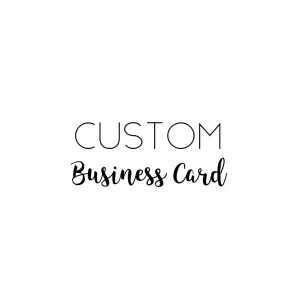 Custom Business Card Design