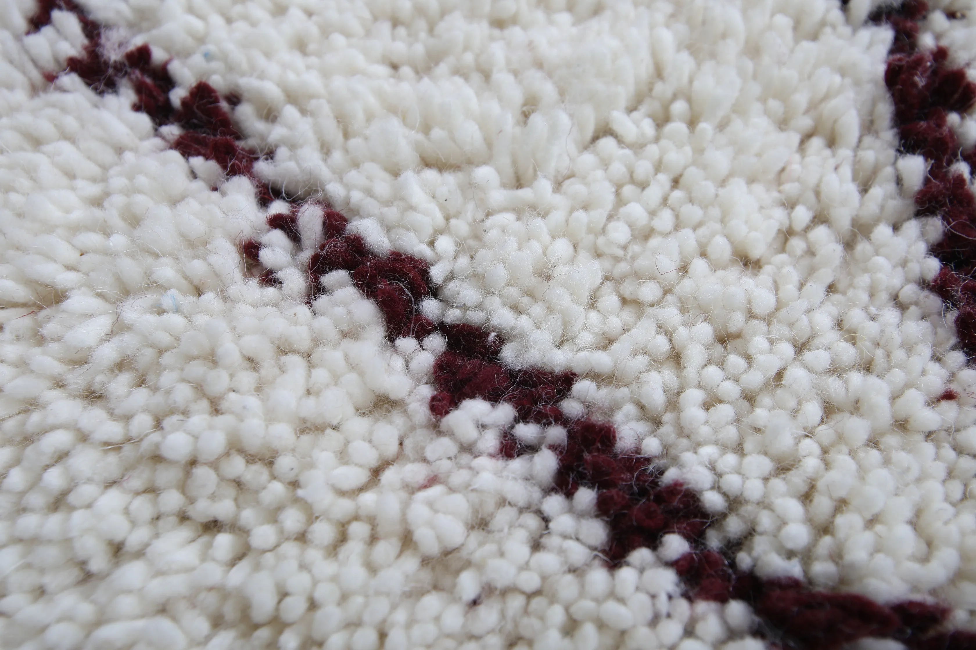 Custom Moroccan rug - Beni ourain rug hand knotted - Morocco wool rug