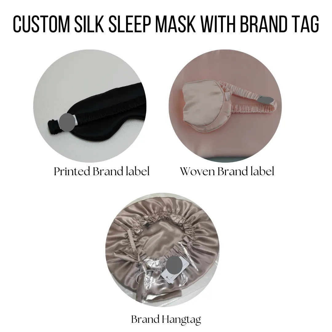 Custom Wholesale Silk Sleep Mask 19 Momme