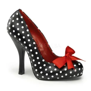 CUTIEPIE-06  Black-White Pu (Polka Dots Print)