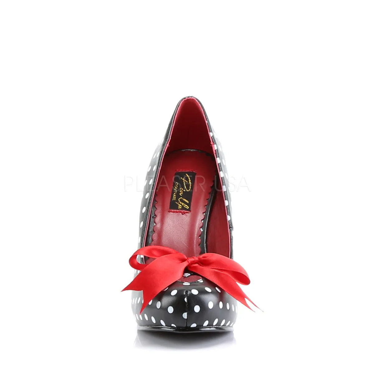 CUTIEPIE-06  Black-White Pu (Polka Dots Print)