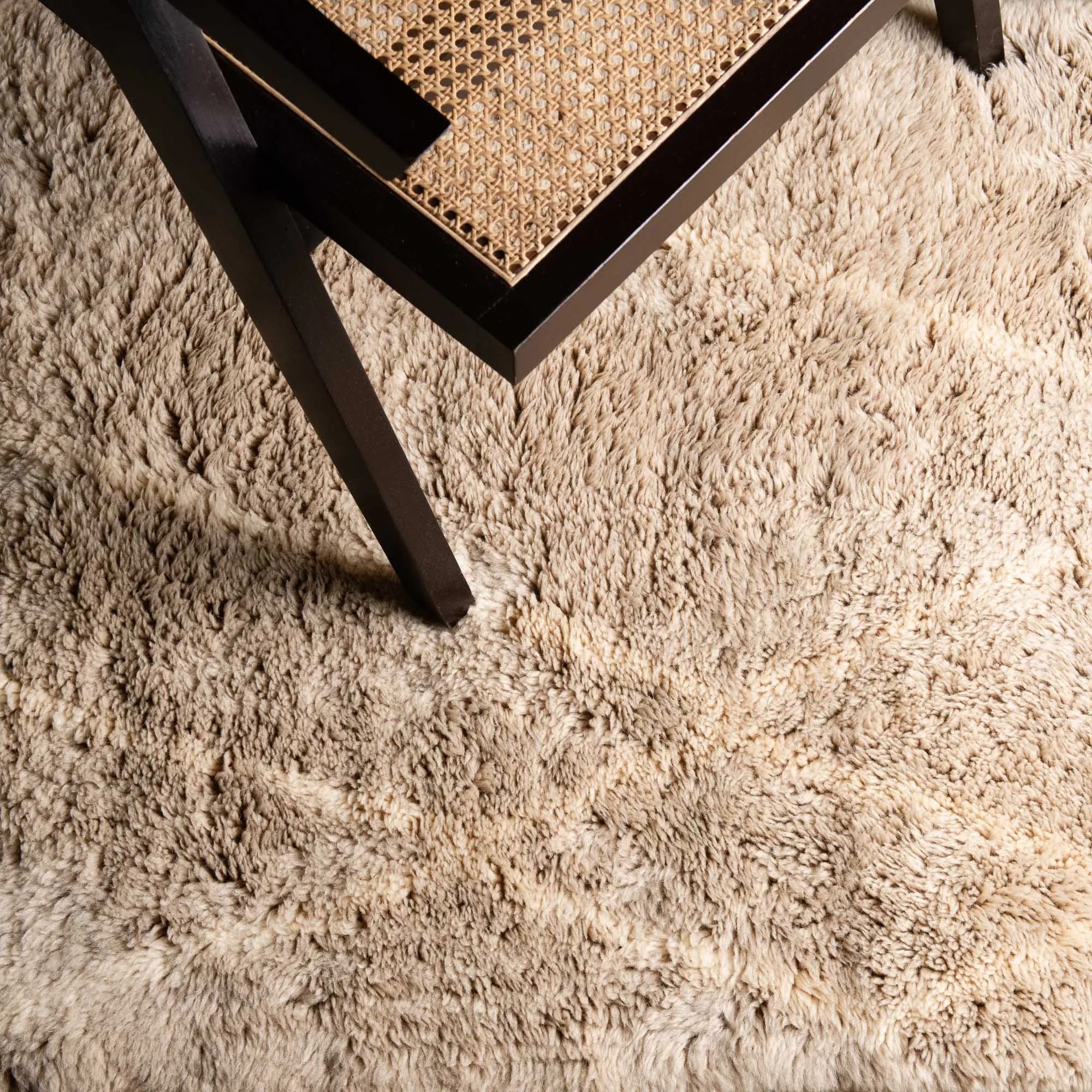 Desert sands - Luxury Shag Moroccan Runner Rug
