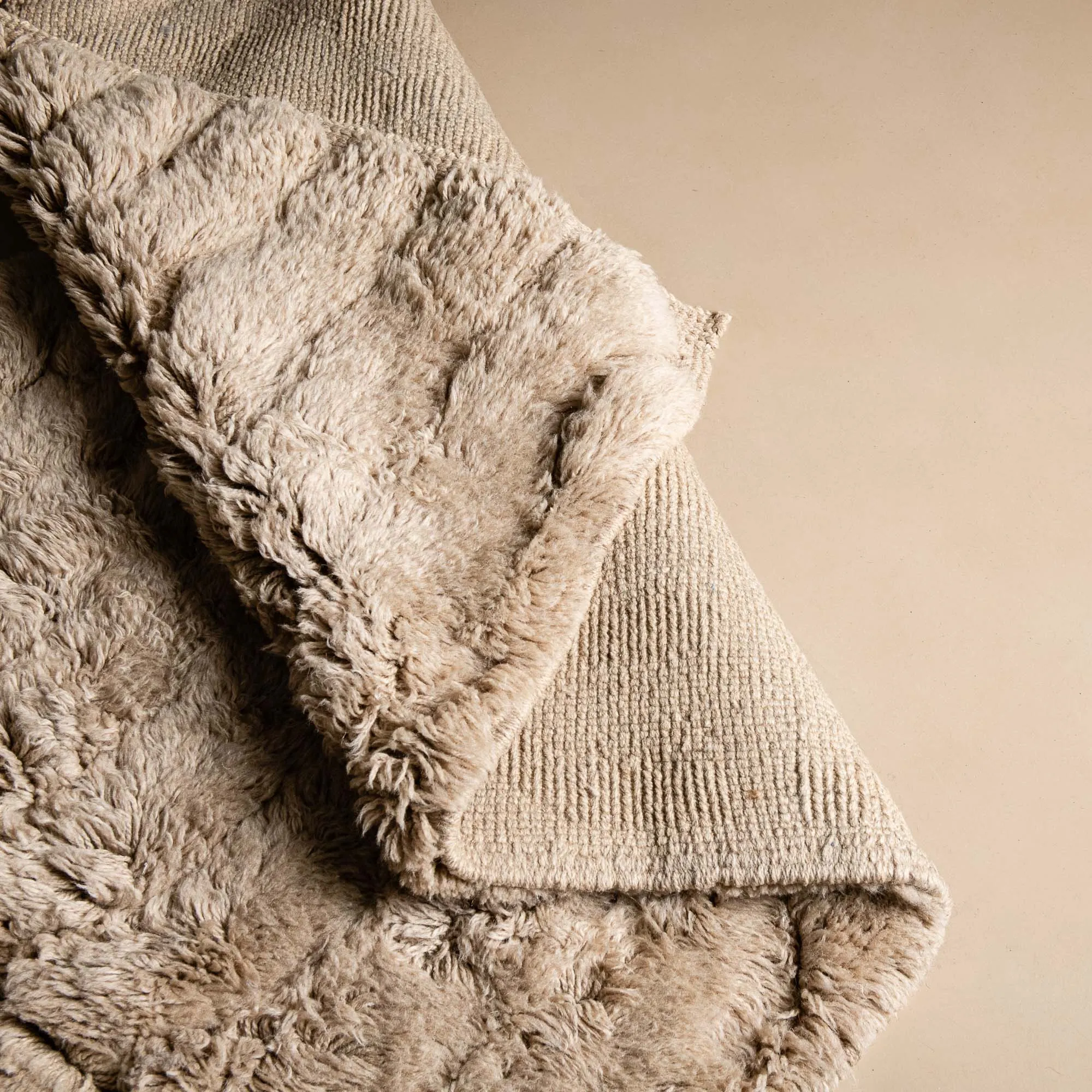 Desert Waves - Luxury Shag Moroccan Runner Rug