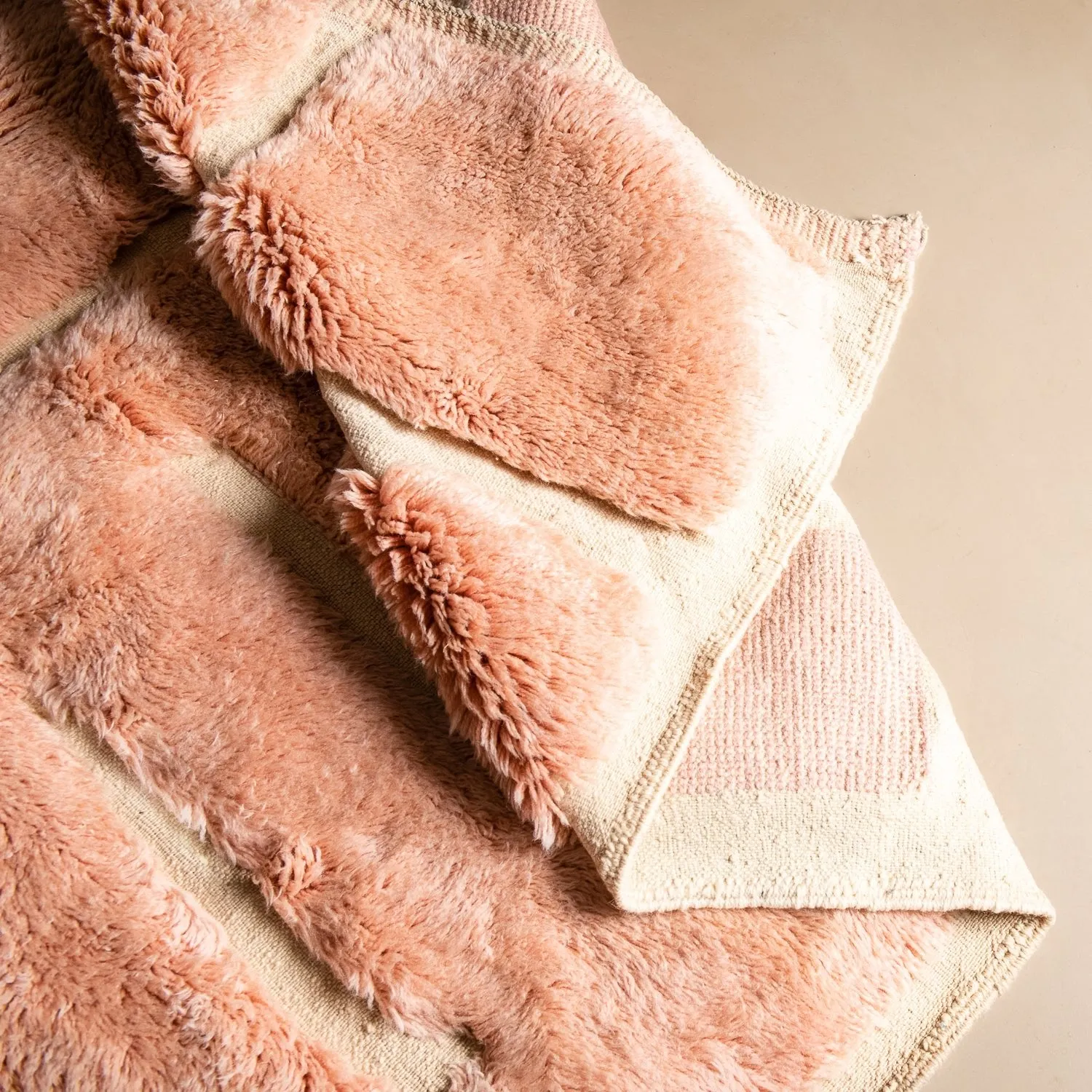 Dewdrop Delight - Luxury Shag Moroccan Rug